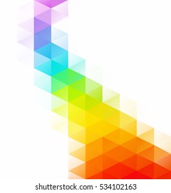 Colorful Grid Mosaic Background, Creative Design Templates