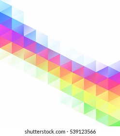 Colorful Grid Mosaic Background, Creative Design Templates