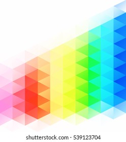 Colorful Grid Mosaic Background, Creative Design Templates