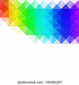 Colorful Grid Mosaic Background, Creative Design Templates