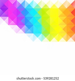 Colorful Grid Mosaic Background, Creative Design Templates