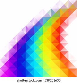 Colorful Grid Mosaic Background, Creative Design Templates
