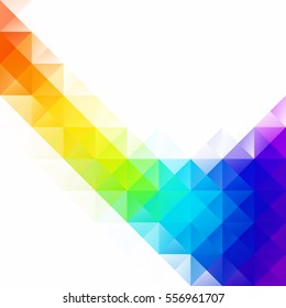 Colorful Grid Mosaic Background, Creative Design Templates