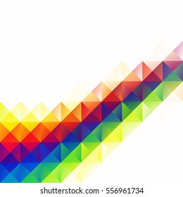 Colorful Grid Mosaic Background, Creative Design Templates