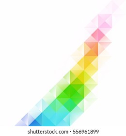 Colorful Grid Mosaic Background, Creative Design Templates