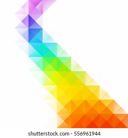 Colorful Grid Mosaic Background, Creative Design Templates