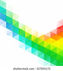 Colorful Grid Mosaic Background, Creative Design Templates