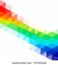 Colorful Grid Mosaic Background, Creative Design Templates