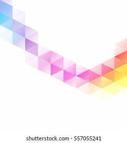Colorful Grid Mosaic Background, Creative Design Templates