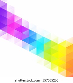 Colorful Grid Mosaic Background, Creative Design Templates