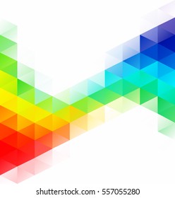 Colorful Grid Mosaic Background, Creative Design Templates