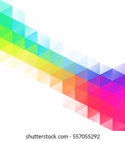 Colorful Grid Mosaic Background, Creative Design Templates