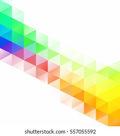 Colorful Grid Mosaic Background, Creative Design Templates