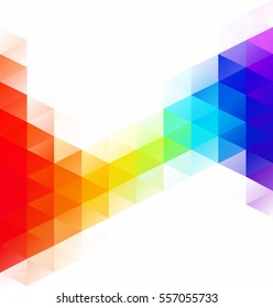 Colorful Grid Mosaic Background, Creative Design Templates