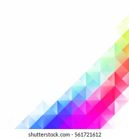 Colorful Grid Mosaic Background, Creative Design Templates