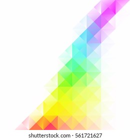 Colorful Grid Mosaic Background, Creative Design Templates