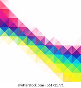 Colorful Grid Mosaic Background, Creative Design Templates