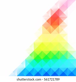 Colorful Grid Mosaic Background, Creative Design Templates
