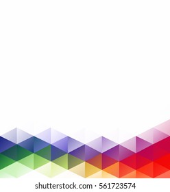 Colorful Grid Mosaic Background, Creative Design Templates