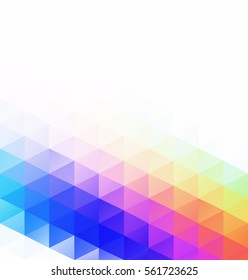 Colorful Grid Mosaic Background, Creative Design Templates