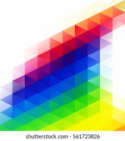 Colorful Grid Mosaic Background, Creative Design Templates