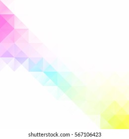 Colorful Grid Mosaic Background, Creative Design Templates