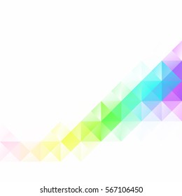 Colorful Grid Mosaic Background, Creative Design Templates
