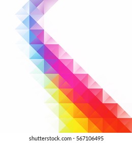 Colorful Grid Mosaic Background, Creative Design Templates