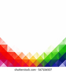 Colorful Grid Mosaic Background, Creative Design Templates