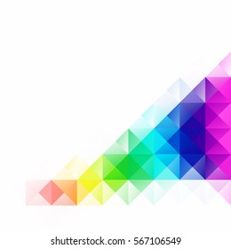 Colorful Grid Mosaic Background, Creative Design Templates