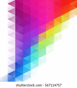 Colorful Grid Mosaic Background, Creative Design Templates