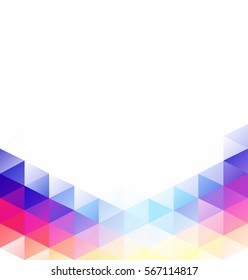 Colorful Grid Mosaic Background, Creative Design Templates
