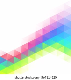 Colorful Grid Mosaic Background, Creative Design Templates