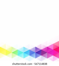 Colorful Grid Mosaic Background, Creative Design Templates