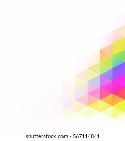 Colorful Grid Mosaic Background, Creative Design Templates