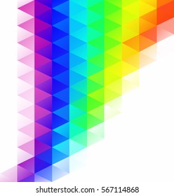 Colorful Grid Mosaic Background, Creative Design Templates