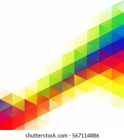 Colorful Grid Mosaic Background, Creative Design Templates