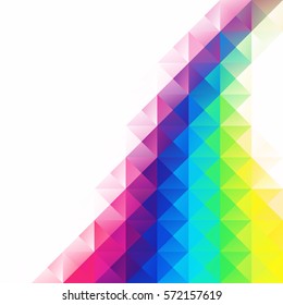 Colorful Grid Mosaic Background, Creative Design Templates