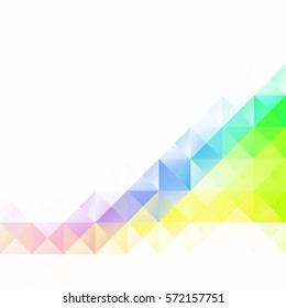 Colorful Grid Mosaic Background, Creative Design Templates