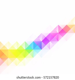 Colorful Grid Mosaic Background, Creative Design Templates