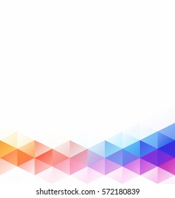 Colorful Grid Mosaic Background, Creative Design Templates