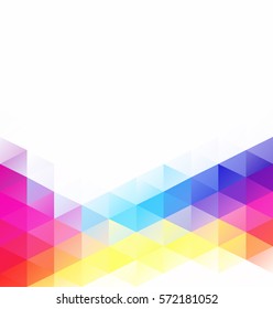 Colorful Grid Mosaic Background, Creative Design Templates