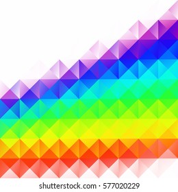 Colorful Grid Mosaic Background, Creative Design Templates