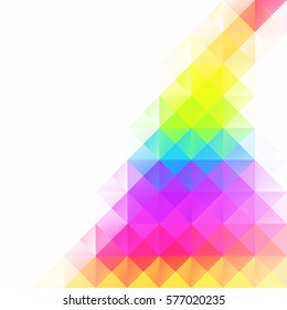 Colorful Grid Mosaic Background, Creative Design Templates