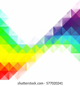 Colorful Grid Mosaic Background, Creative Design Templates