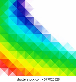 Colorful Grid Mosaic Background, Creative Design Templates