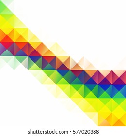 Colorful Grid Mosaic Background, Creative Design Templates