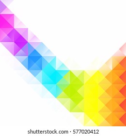 Colorful Grid Mosaic Background, Creative Design Templates