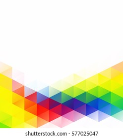 Colorful Grid Mosaic Background, Creative Design Templates