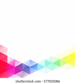 Colorful Grid Mosaic Background, Creative Design Templates